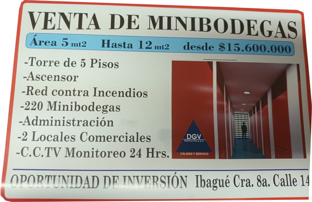 Venta de Mini Bodegas en Ibagué | Consulta Mis Inmuebles S.A.S. | Tu nuevo comienzo empieza hoy!